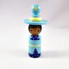 blue witch peg doll standing
