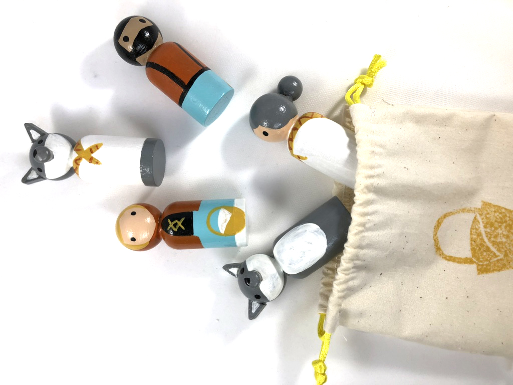 diy grimms peg dolls